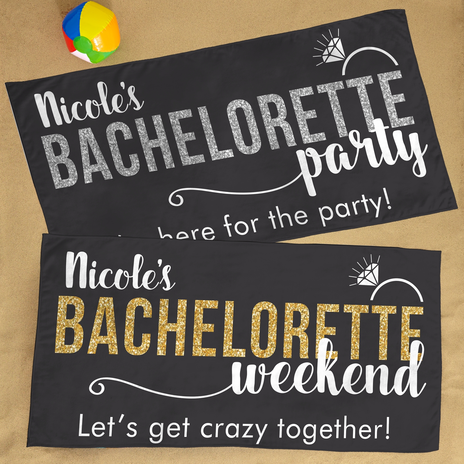 Bachelorette Party Beach Towel