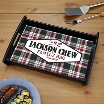 BBQ Crew Wood Tray