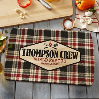 BBQ Crew Wood Cutting Board