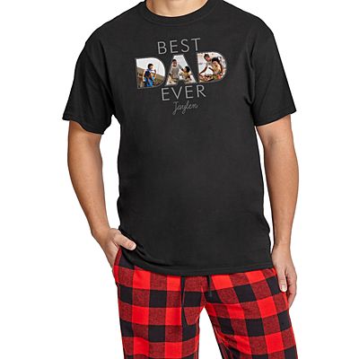 Best Dad Ever Photo Pajama Set