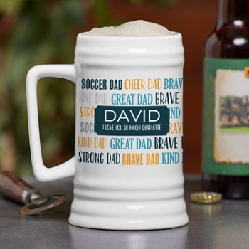 Best Dad, My Dad Beer Stein