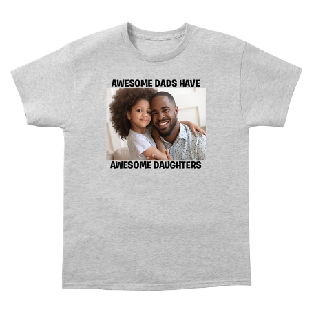 Create Your Own Photo T-shirt - Gray - 2XL