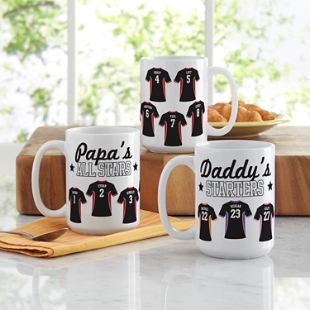 Family Line Up Sports Mug