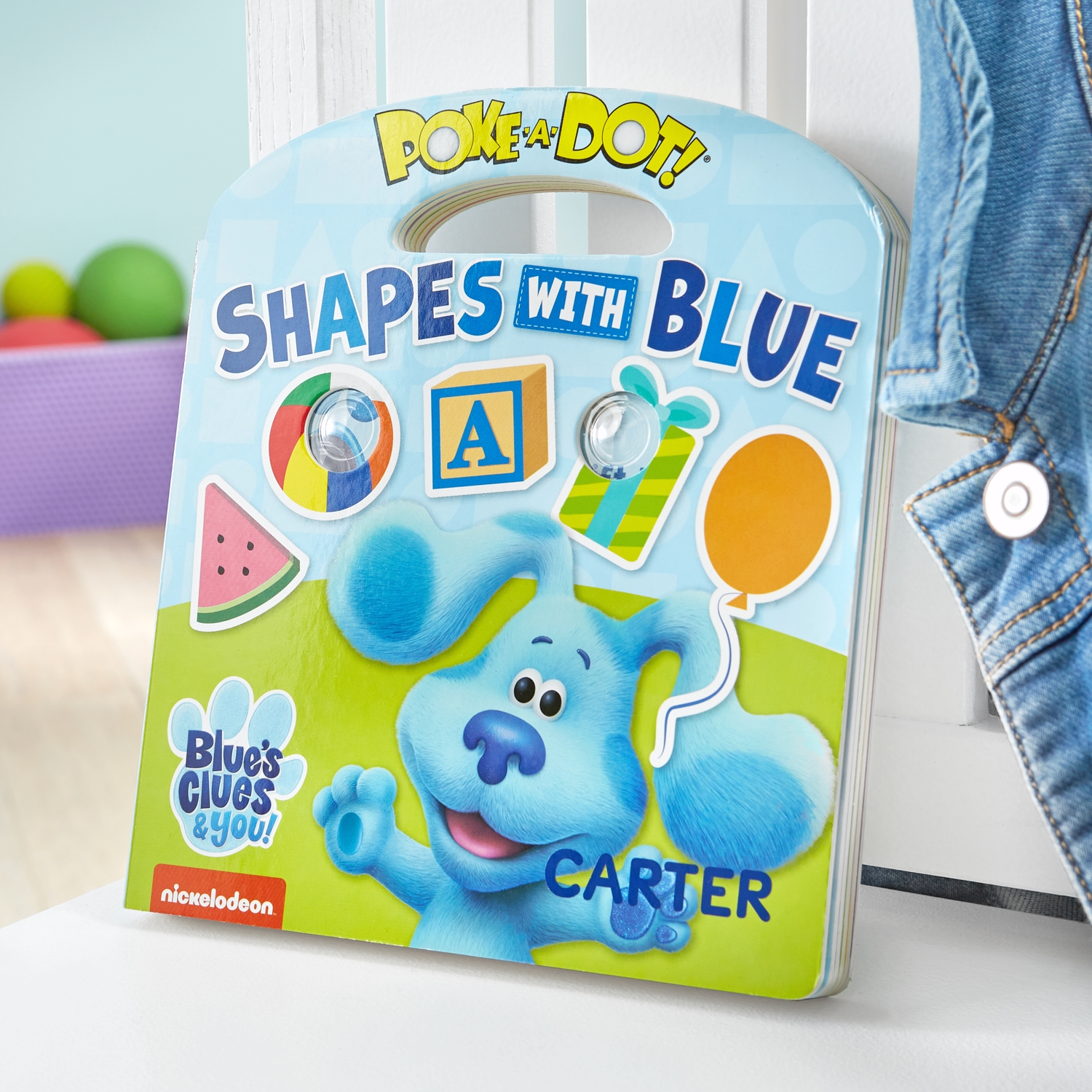 Melissa & Doug® Blues Clues & You! Poke-A-Dot Shapes Book