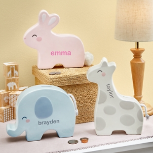 Stephen Joseph® Animal Friends Ceramic Banks