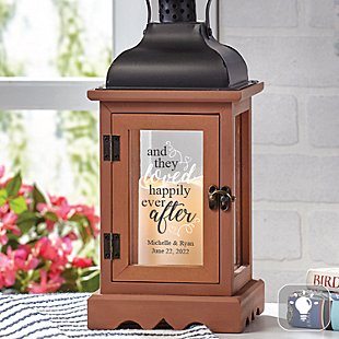 They Loved Happily Ever After Wedding Lantern