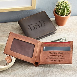 His Love Connects Us Genuine Leather Wallet