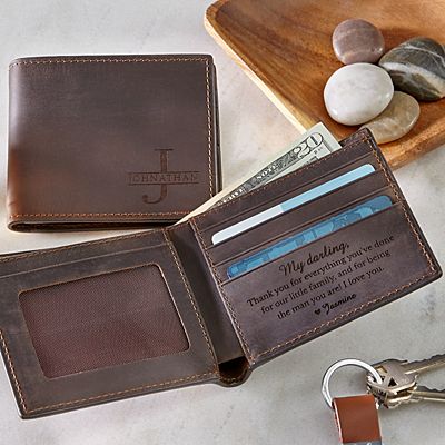Secret Message Genuine Leather Wallet