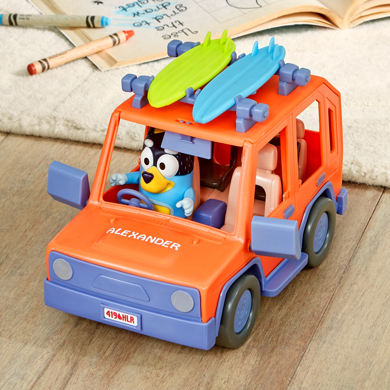 Bluey Adventure Personalized Family Cruiser at Gifts.com