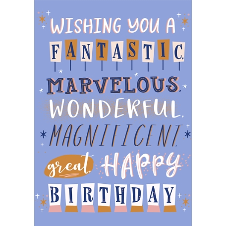 Fantastic Birthday Gift Card