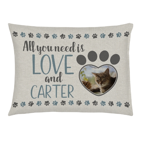 All You Need is Love Pet Bed - Medium- Blue