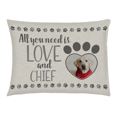 All You Need is Love Pet Bed - Medium- Gray