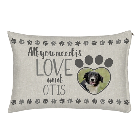 All You Need is Love Pet Bed - Small- Gray