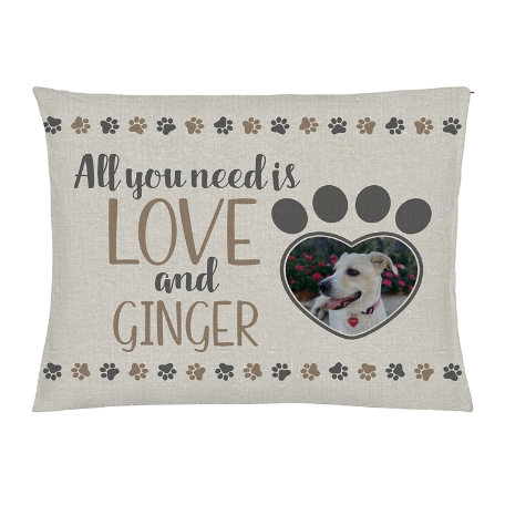All You Need is Love Pet Bed - Large- Tan