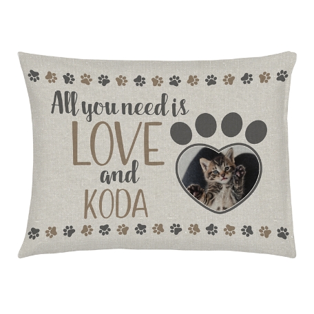 All You Need is Love Pet Bed - Medium- Tan