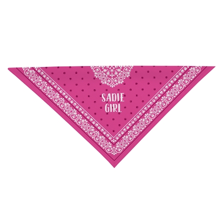 Any Message Pet Bandana - Pink - S