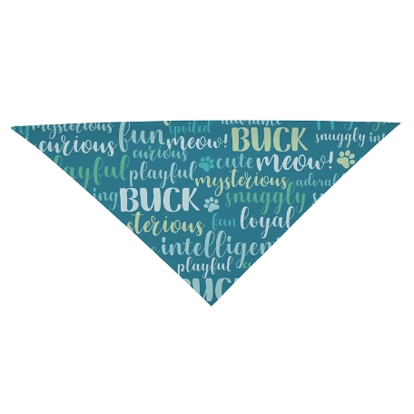 Best Friend Pet Bandana - Cat - Teal - L