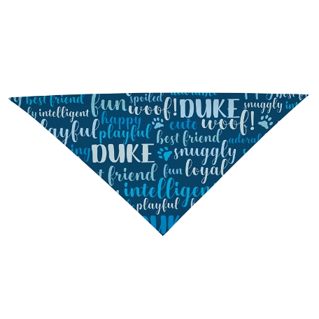 Best Friend Pet Bandana - Dog - Blue - L