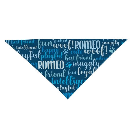 Best Friend Pet Bandana - Dog - Blue - S