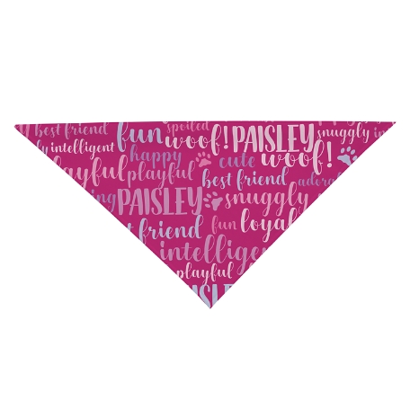 Best Friend Pet Bandana - Dog - Pink - S