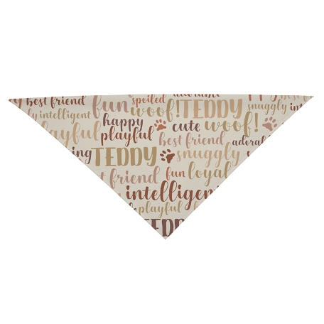 Best Friend Pet Bandana - Dog - Tan - L