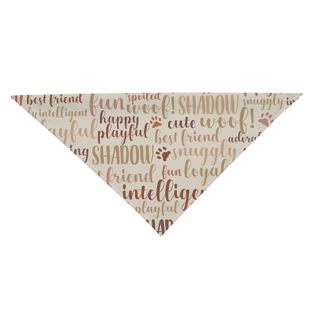 Best Friend Pet Bandana - Dog - Tan - S