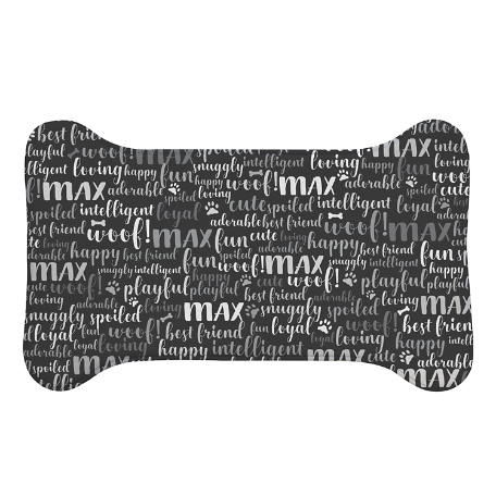 Best Friends Pet Feeding Mat - Bone - Large - Gray