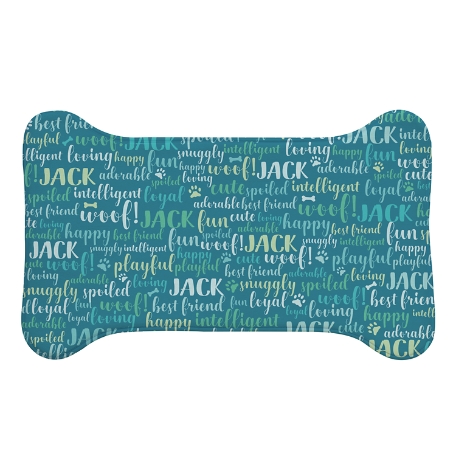 Best Friends Pet Feeding Mat - Bone - Large - Teal