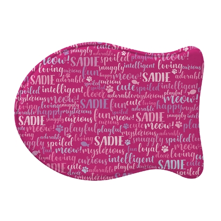 Best Friends Pet Feeding Mat - Fish - Pink
