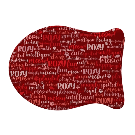 Best Friends Pet Feeding Mat - Fish - Red