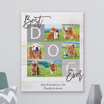 Best Pet Ever Photo Canvas