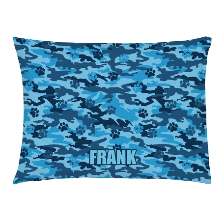 Camo-Paws Pet Bed - Medium-Blue
