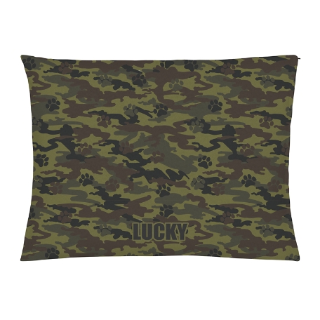 Camo-Paws Pet Bed - Large-Green