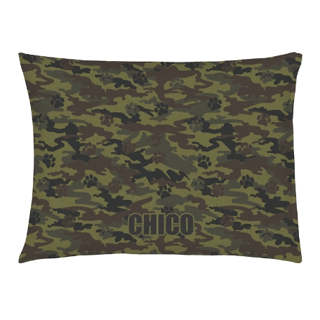 Camo-Paws Pet Bed - Medium-Green