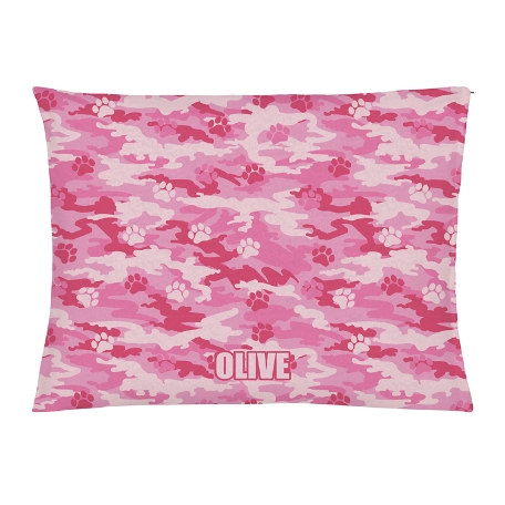 Camo-Paws Pet Bed - Large-Pink