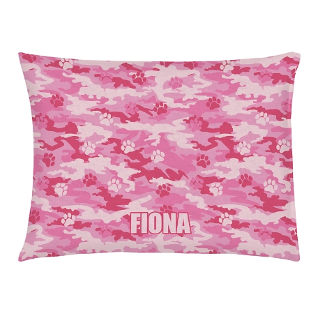 Camo-Paws Pet Bed - Medium-Pink