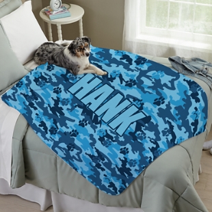 Camo-Paws Pet Blanket