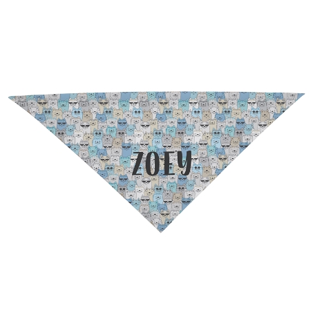 Cool Cats and Dogs Bandana - Cat - Blue - L