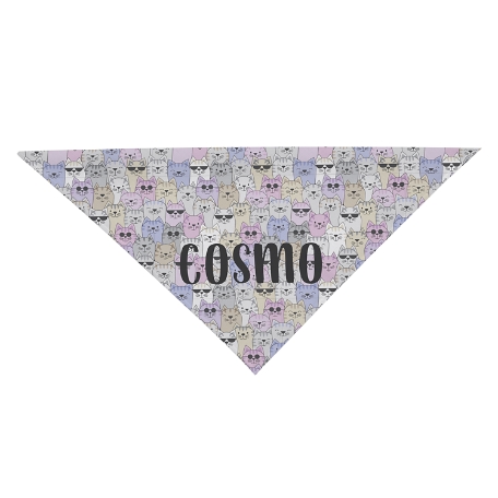 Cool Cats and Dogs Bandana - Cat - Purple - S