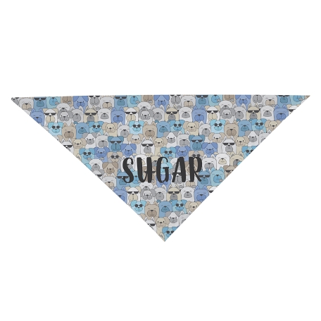 Cool Cats and Dogs Bandana - Dog - Blue - S