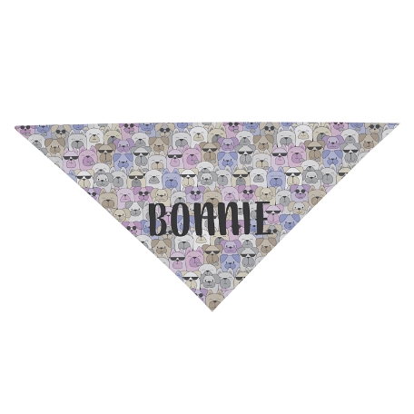 Cool Cats and Dogs Bandana - Dog - Purple - S