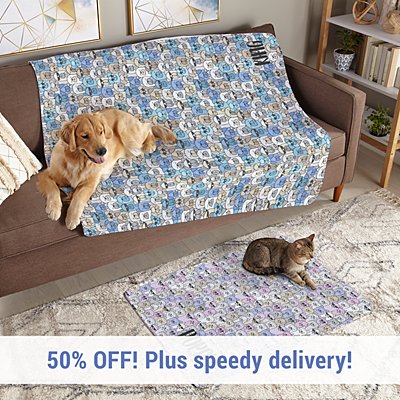 Cool Cats and Dogs Pet Blanket