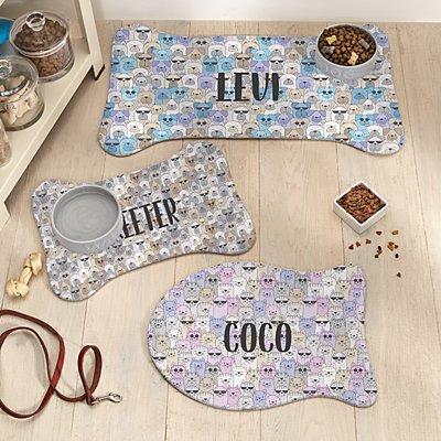 Cool Cats and Dogs  Pet Feeding Mat