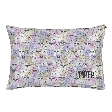 Cool Cats and Dogs Pet Bed - Cat - Small-Purple