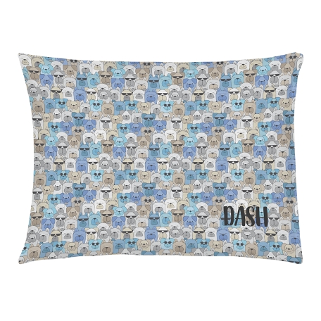 Cool Cats and Dogs Pet Bed - Dog - Medium-Blue