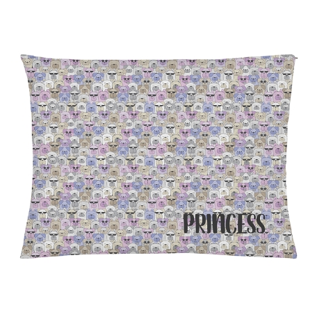 Cool Cats and Dogs Pet Bed - Dog - Large-Purple
