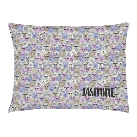 Cool Cats and Dogs Pet Bed - Dog - Medium-Purple
