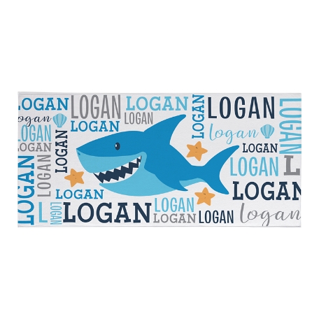 Cute & Beachy Beach Towel - Shark - Standard