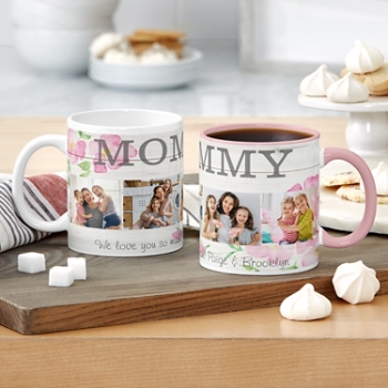 Floral Photo Memory Reel Mug