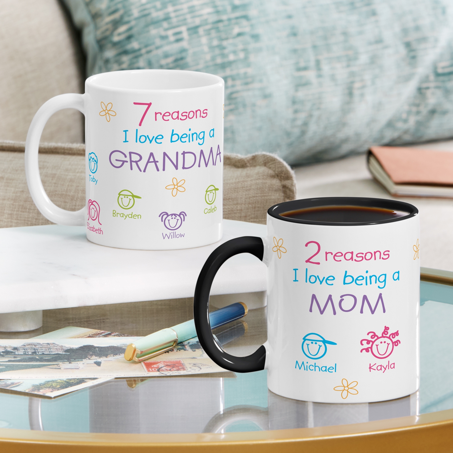 This Mom Belongs to Mug, Custom Coffee Cup for Mothers, Personalized Gift  From Children, Birthday Gift for Mothers, Mother's Day Gift 